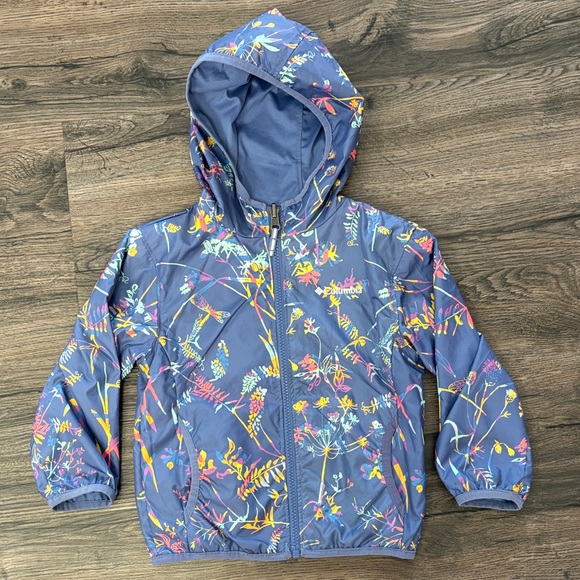 Columbia Other - Columbia Toddler Girl 4T reversible rain spring jacket